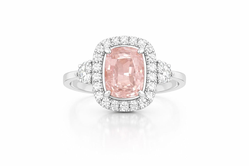 Padparscha Ring 7.15 carats
