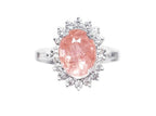 Padparscha Ring  4.6 carats