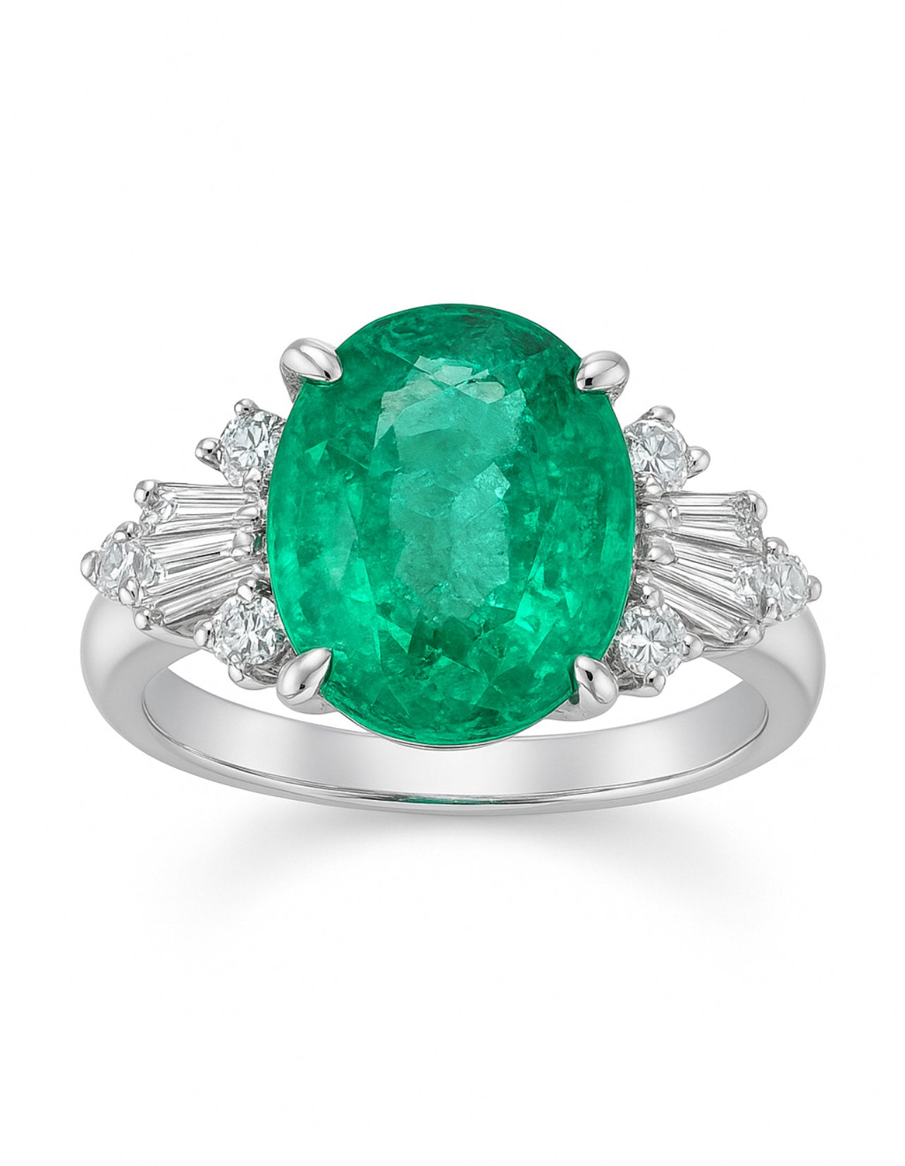 Colombian Emerald Ring 0.51 carats
