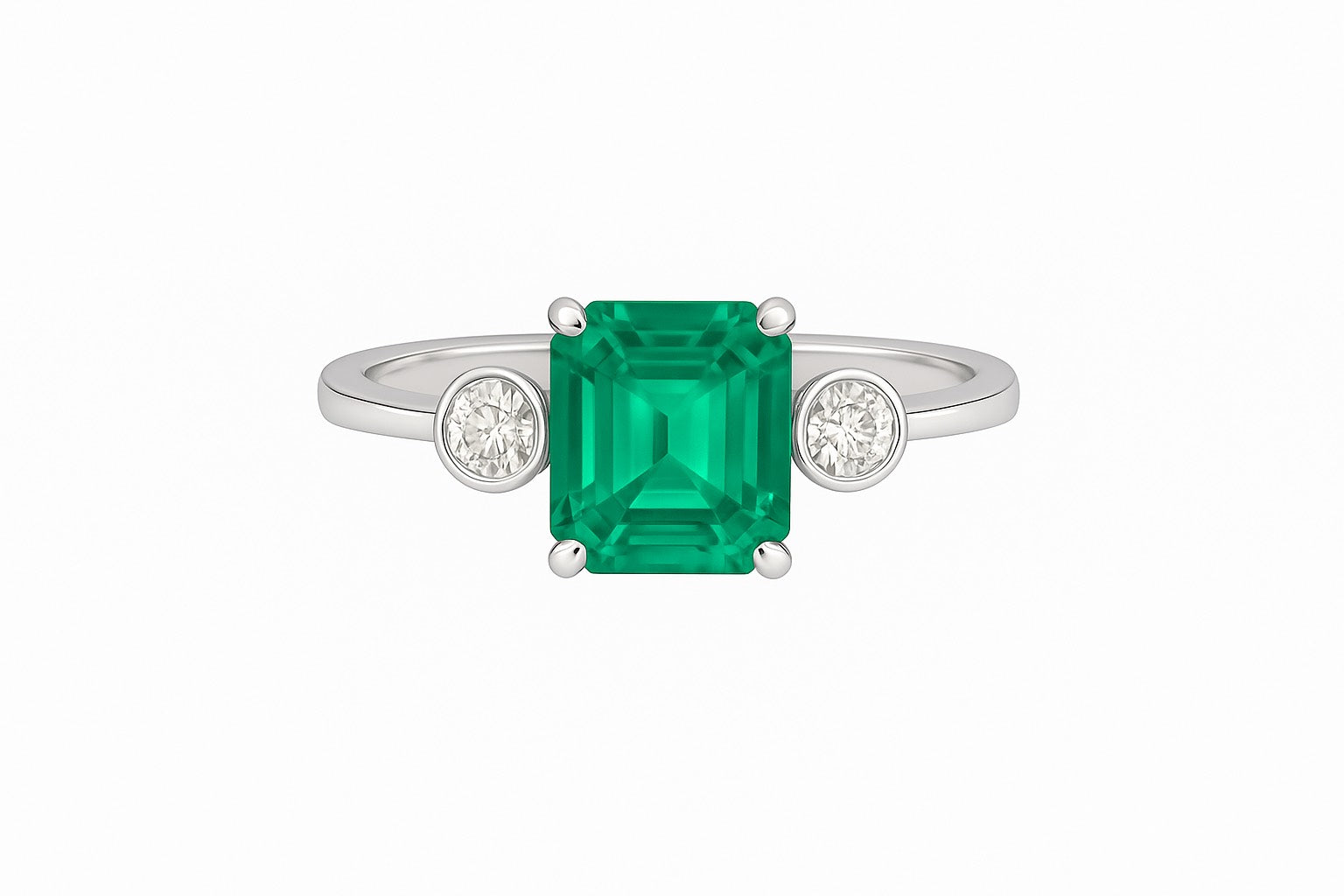 Colombian Emerald Ring 0.5 carats