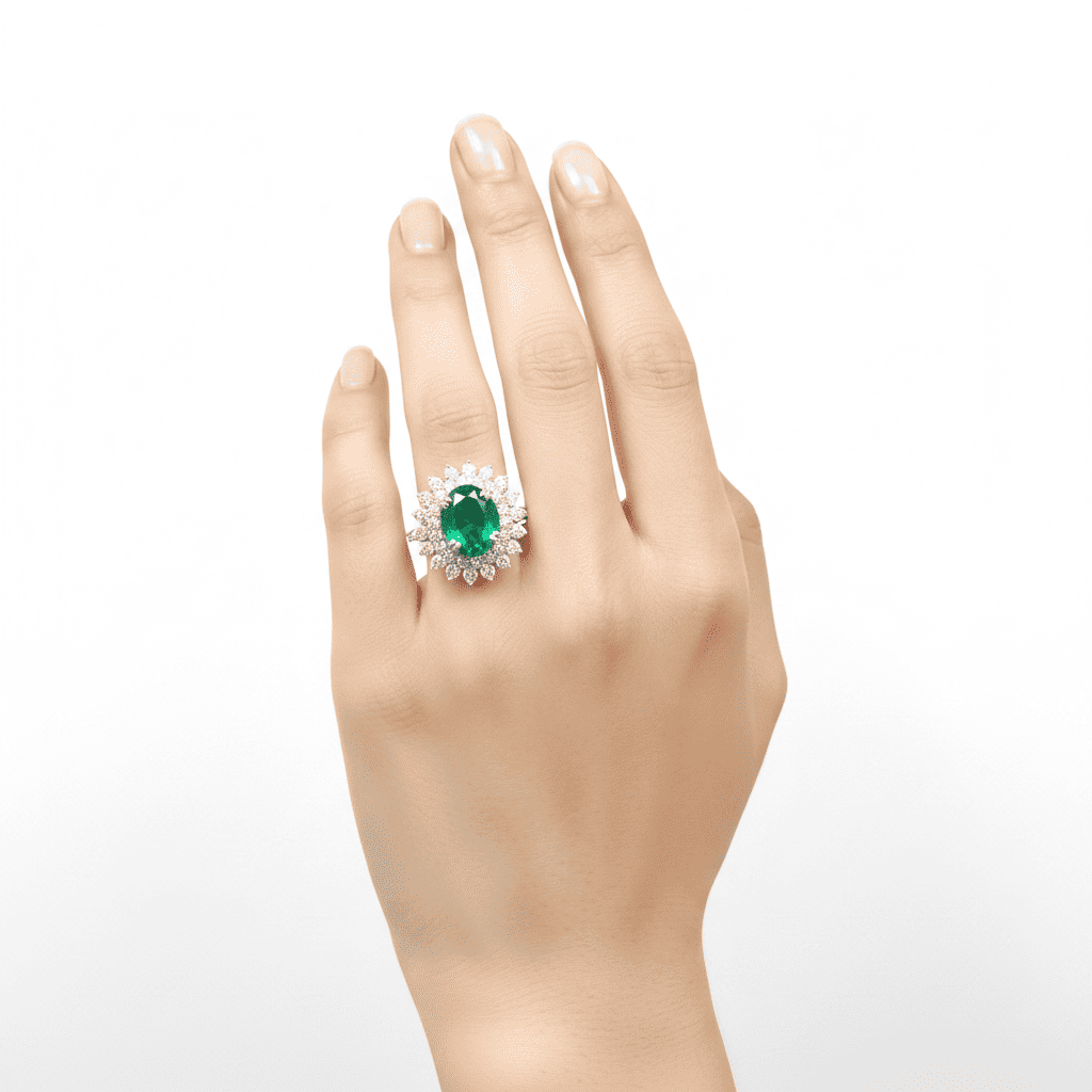 Zambian Emerald Ring 1.75 carats