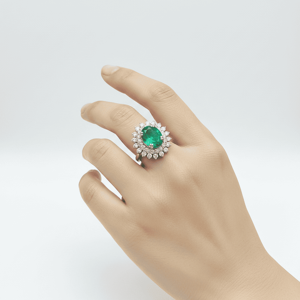 Zambian Emerald Ring 1.75 carats