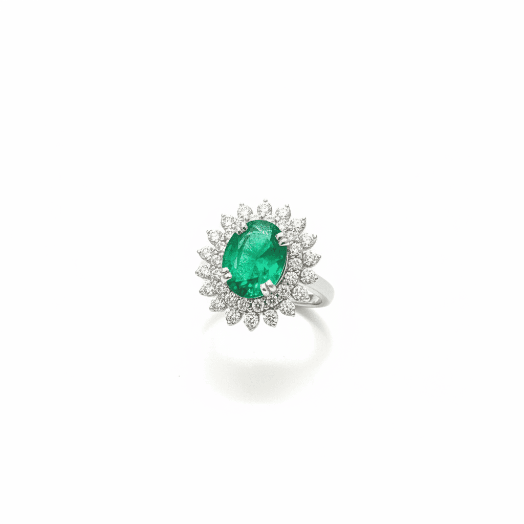 Zambian Emerald Ring 1.75 carats