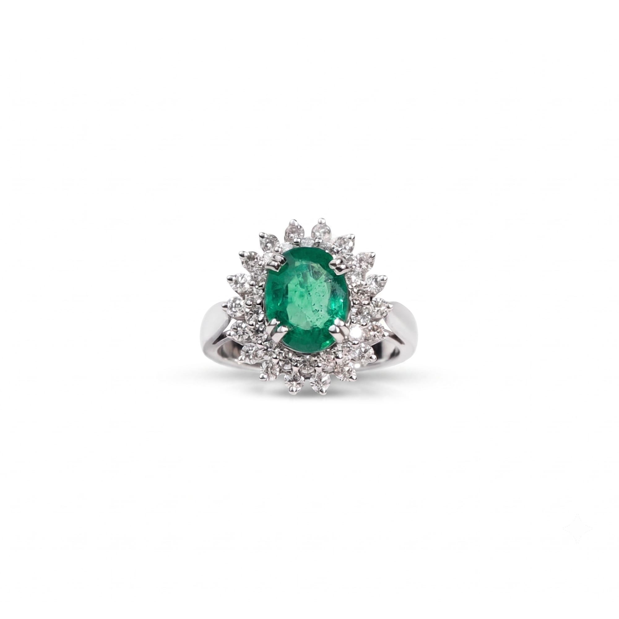 Zambian Emerald Ring 1.75 carats