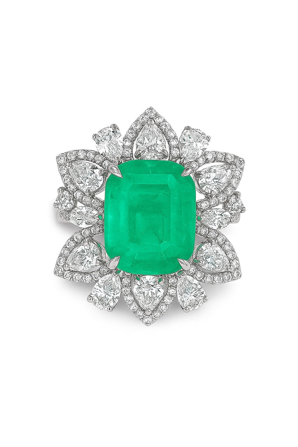 Colombia Emerald Ring 3.01 carats