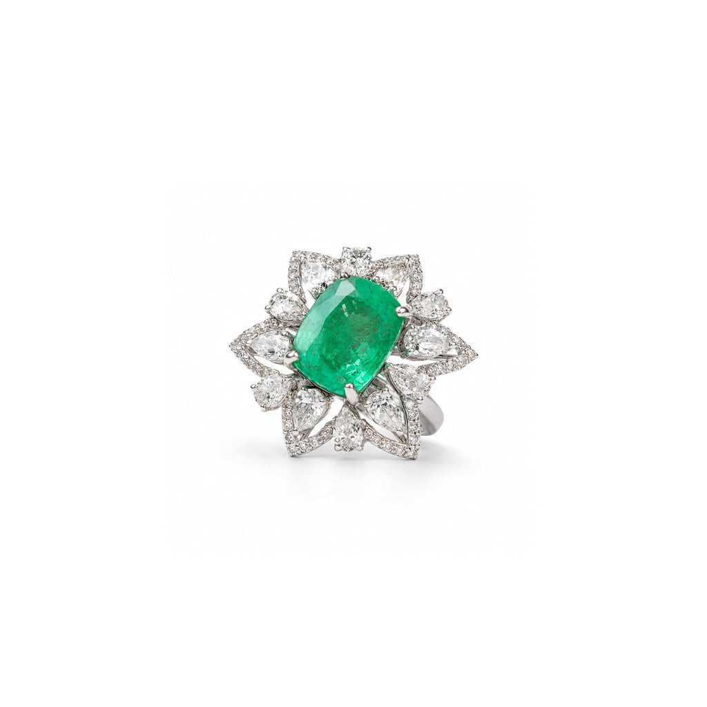 Colombia Emerald Ring 3.01 carats