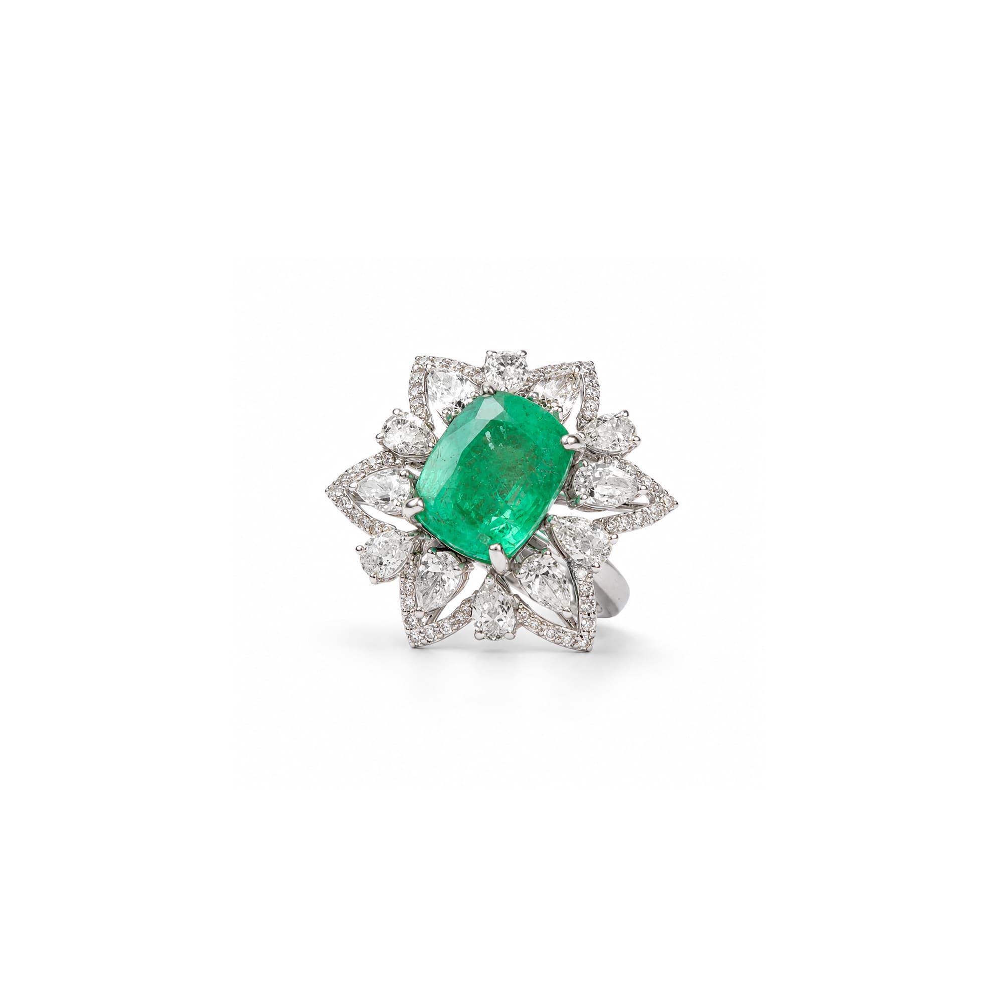 Colombia Emerald Ring 3.01 carats