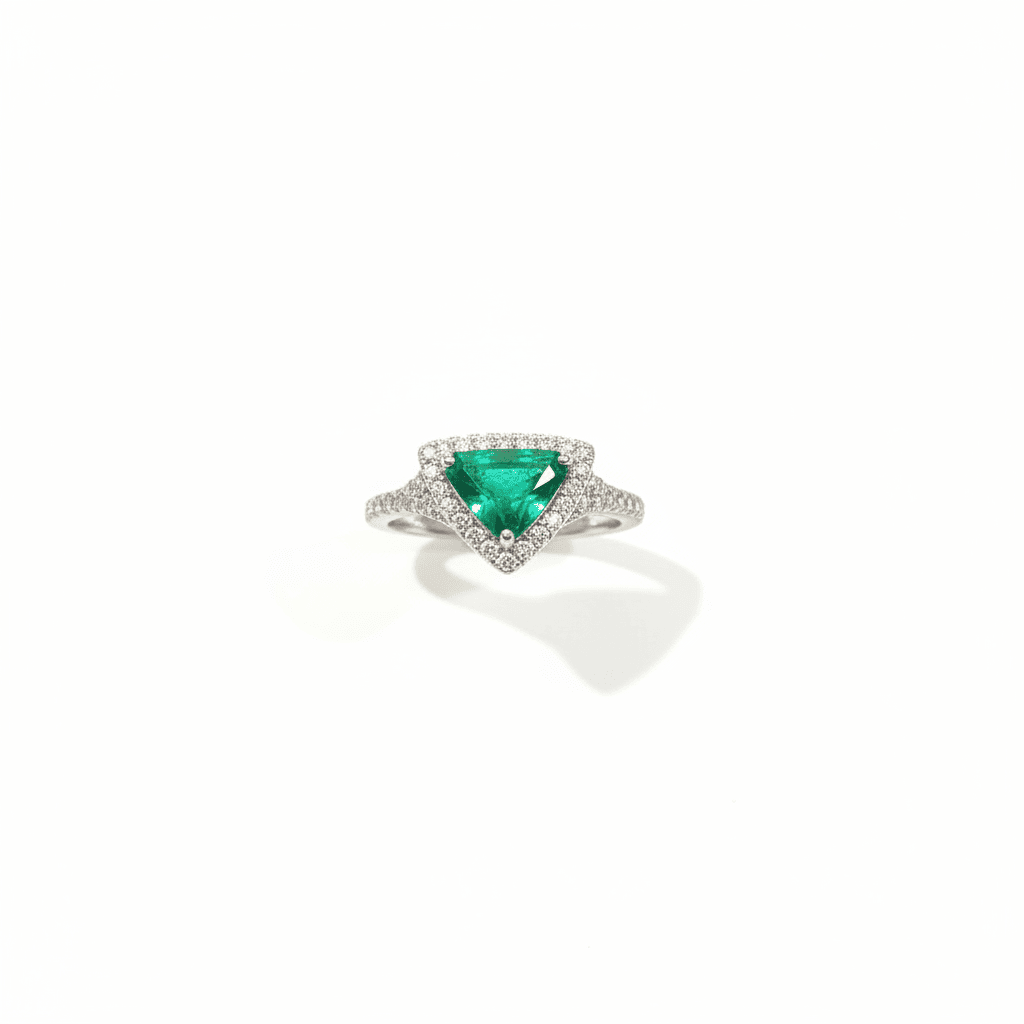 Colombian Emerald Ring 1.08 carats