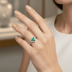 Colombian Emerald Ring 1.08 carats