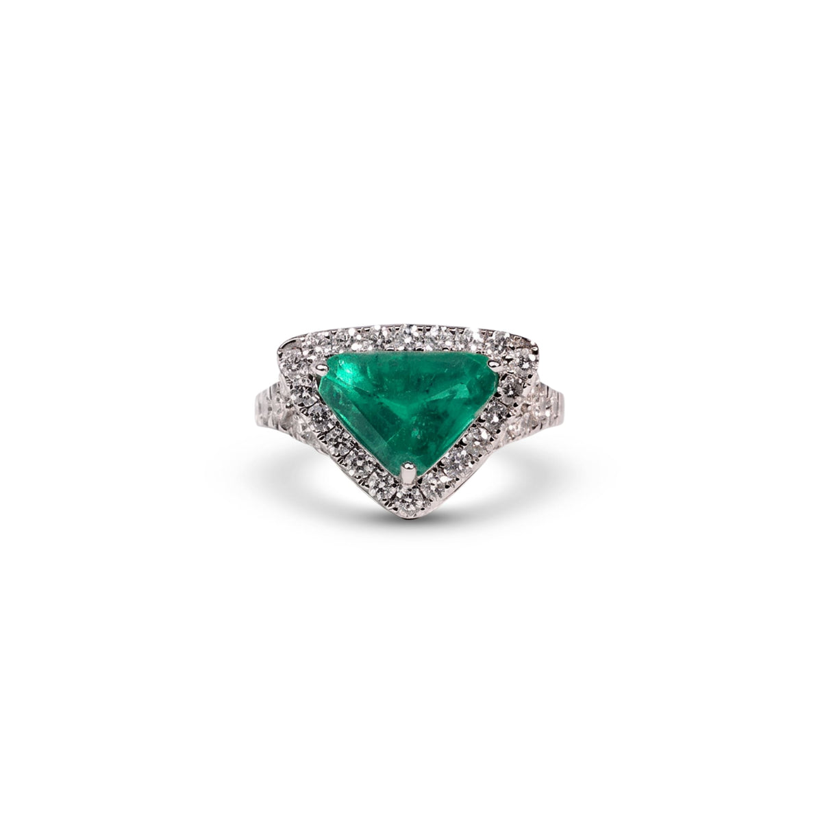 Colombian Emerald Ring 1.08 carats