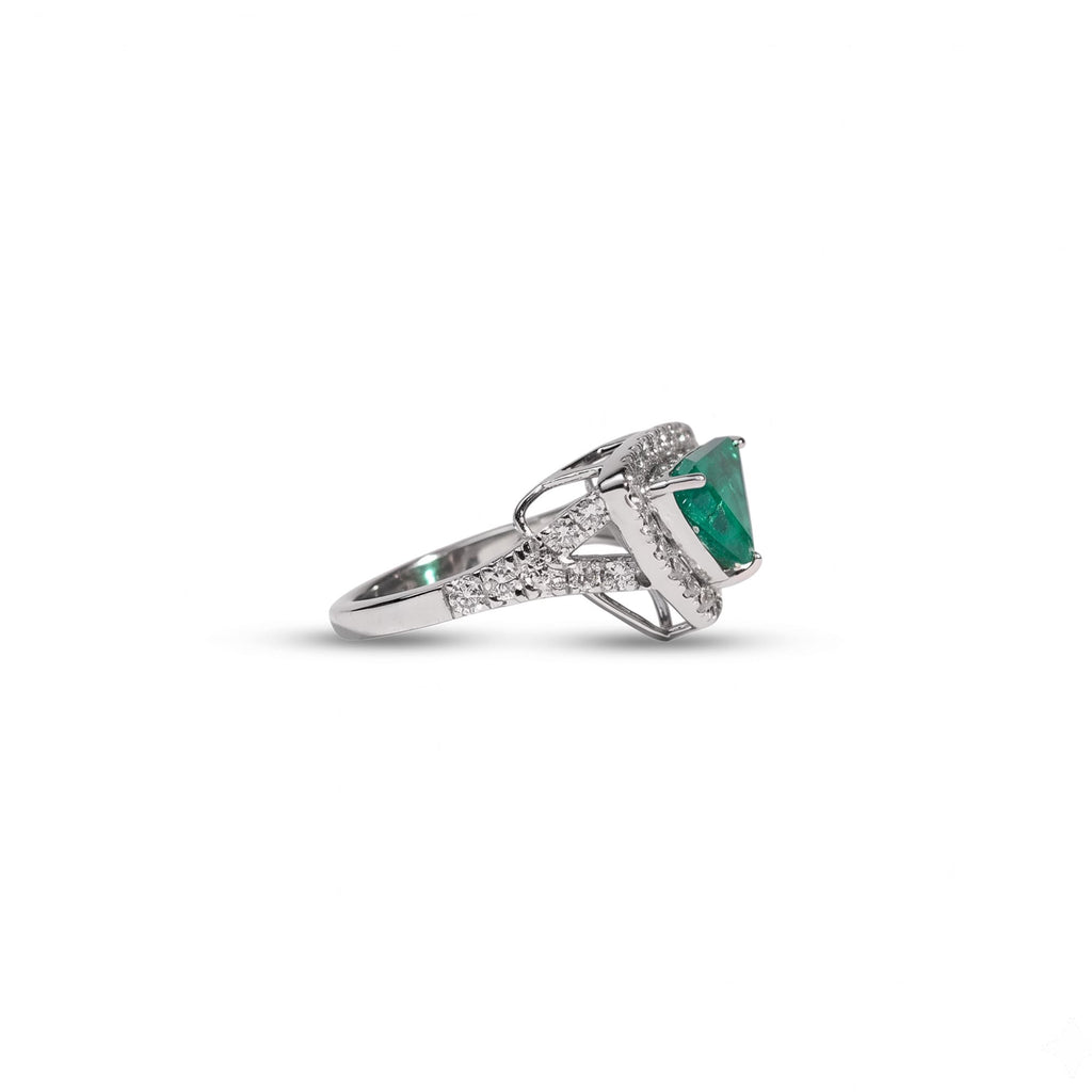 Colombian Emerald Ring 1.08 carats