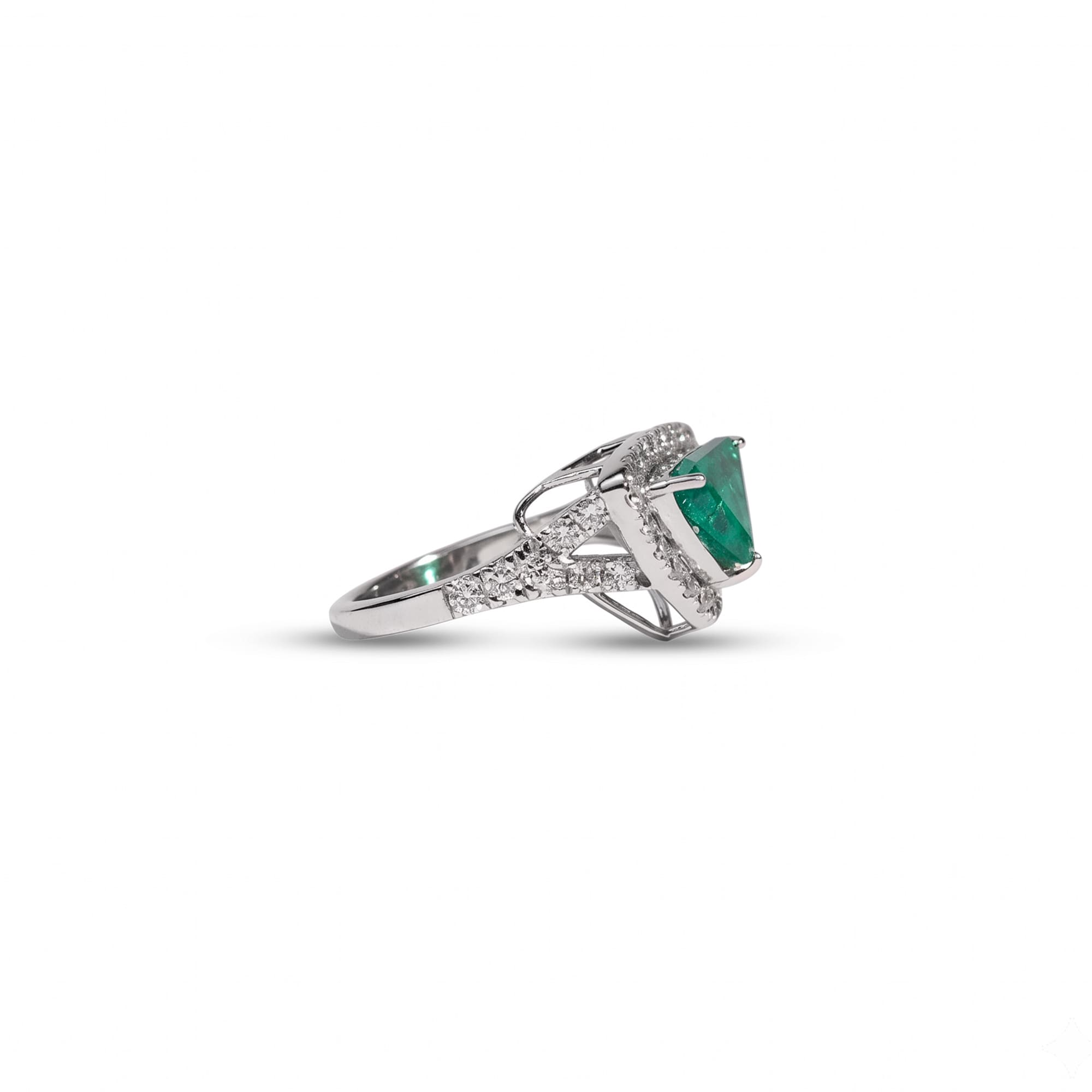 Colombian Emerald Ring 1.08 carats