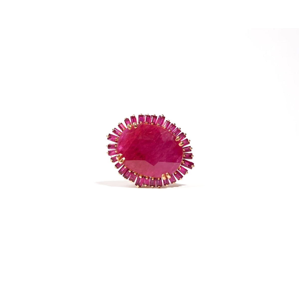Mozambique Ruby Ring 22 carats grams