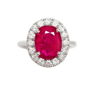 Burma Ruby Ring 5 carats