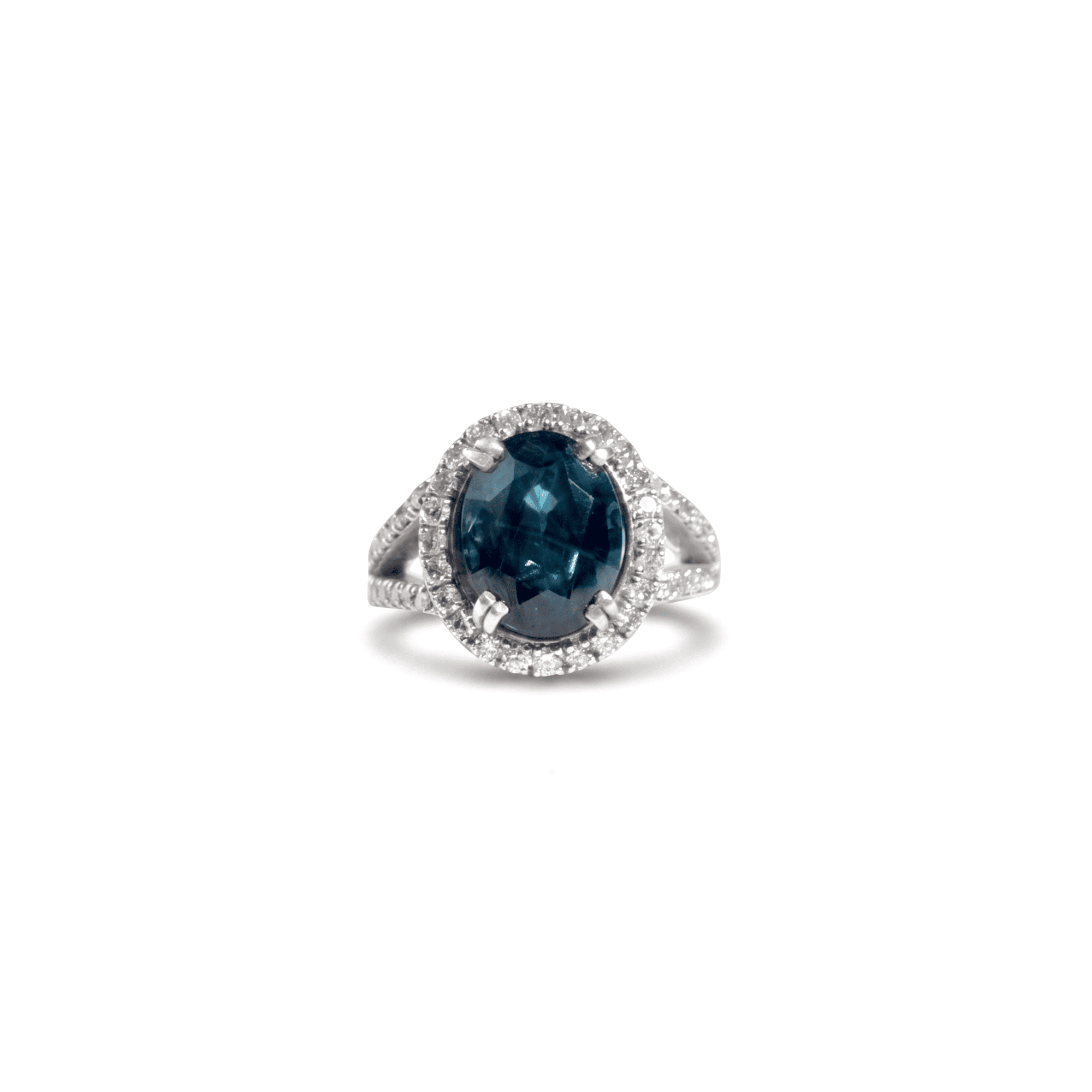 Blue Sapphire Ring 6.8 carats