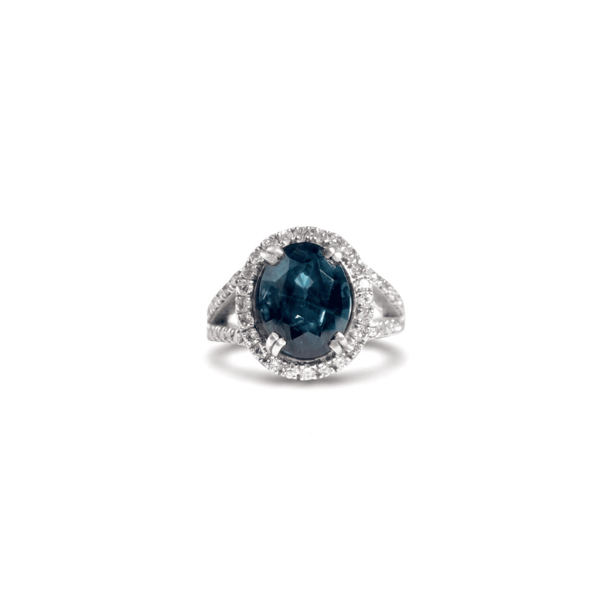 Blue Sapphire Ring 6.8 carats