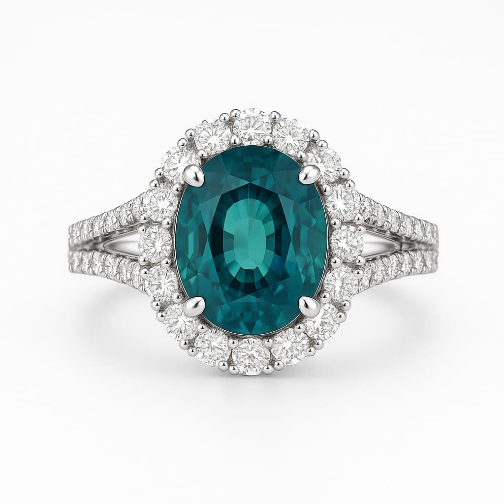 Blue Sapphire Ring 6.8 carats