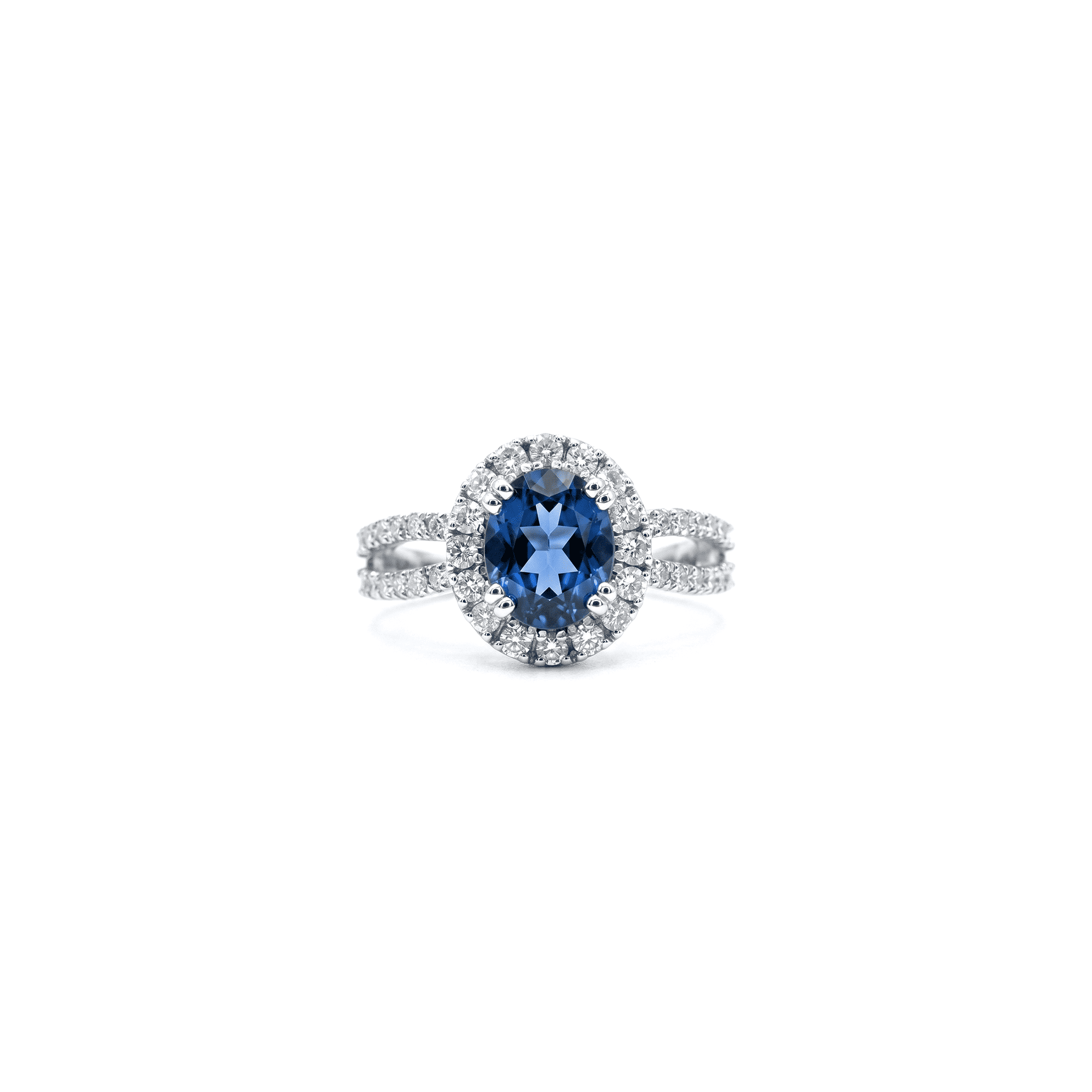 Blue Sapphire Ring 2.05 carats