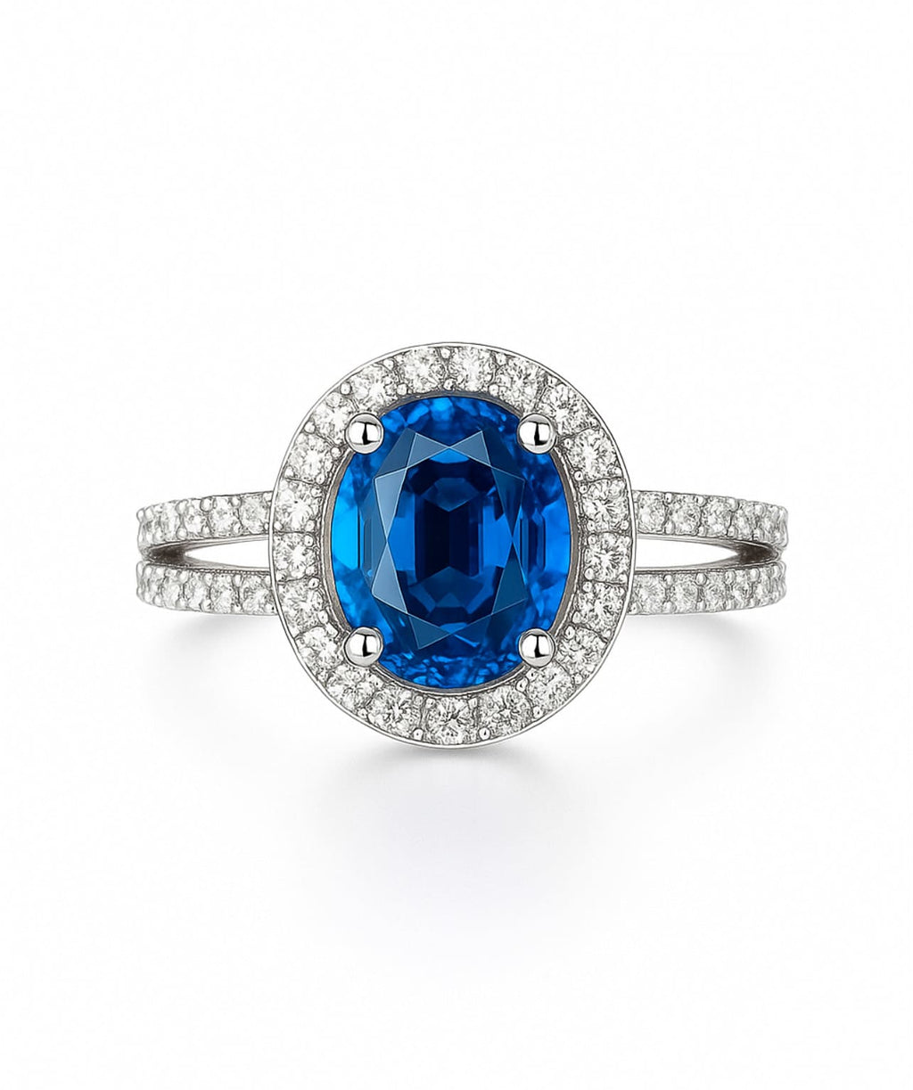 Blue Sapphire Ring 2.05 carats