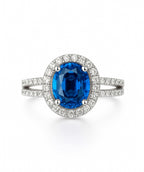 Blue Sapphire Ring 2.05 carats