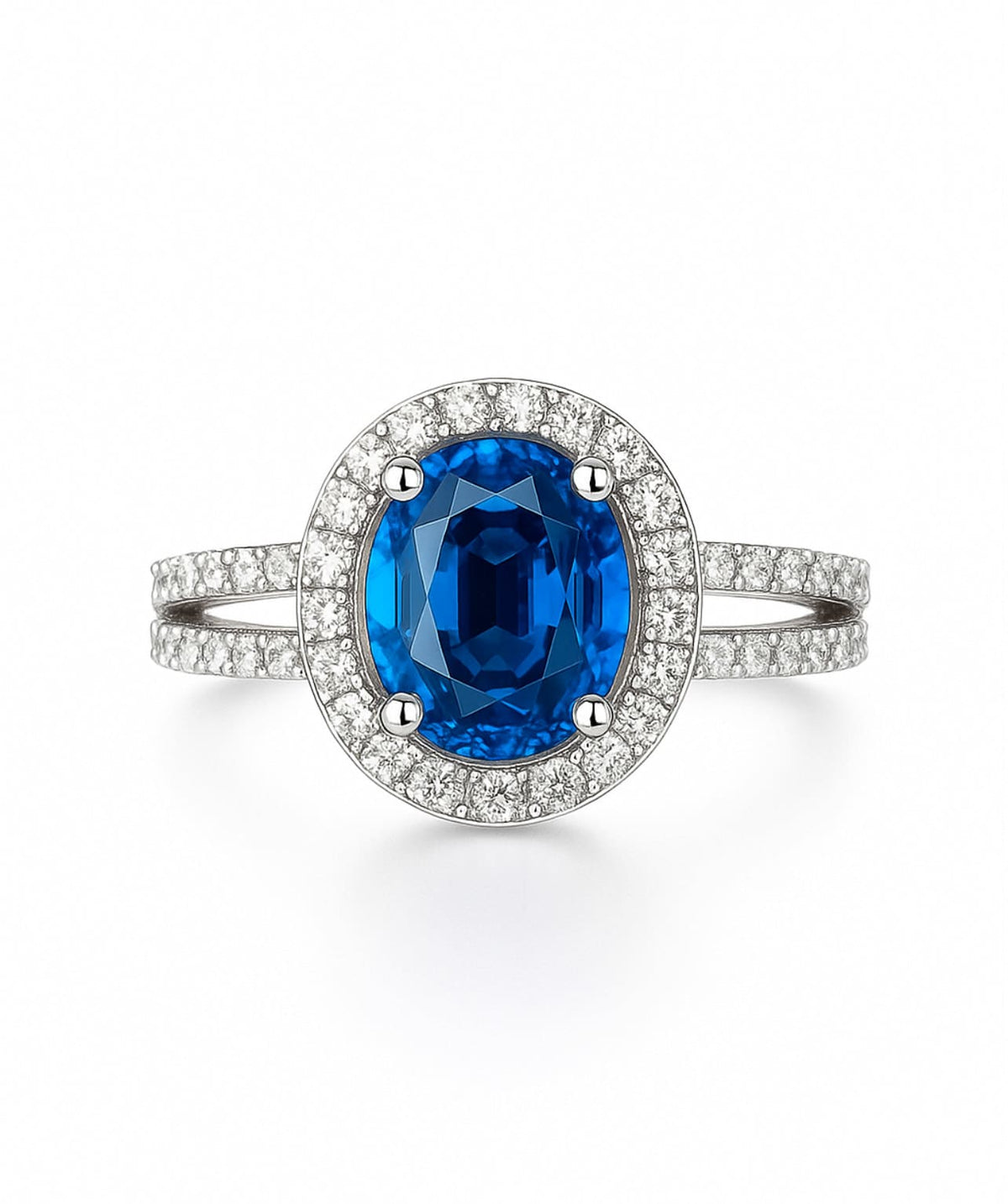 Blue Sapphire Ring 2.05 carats