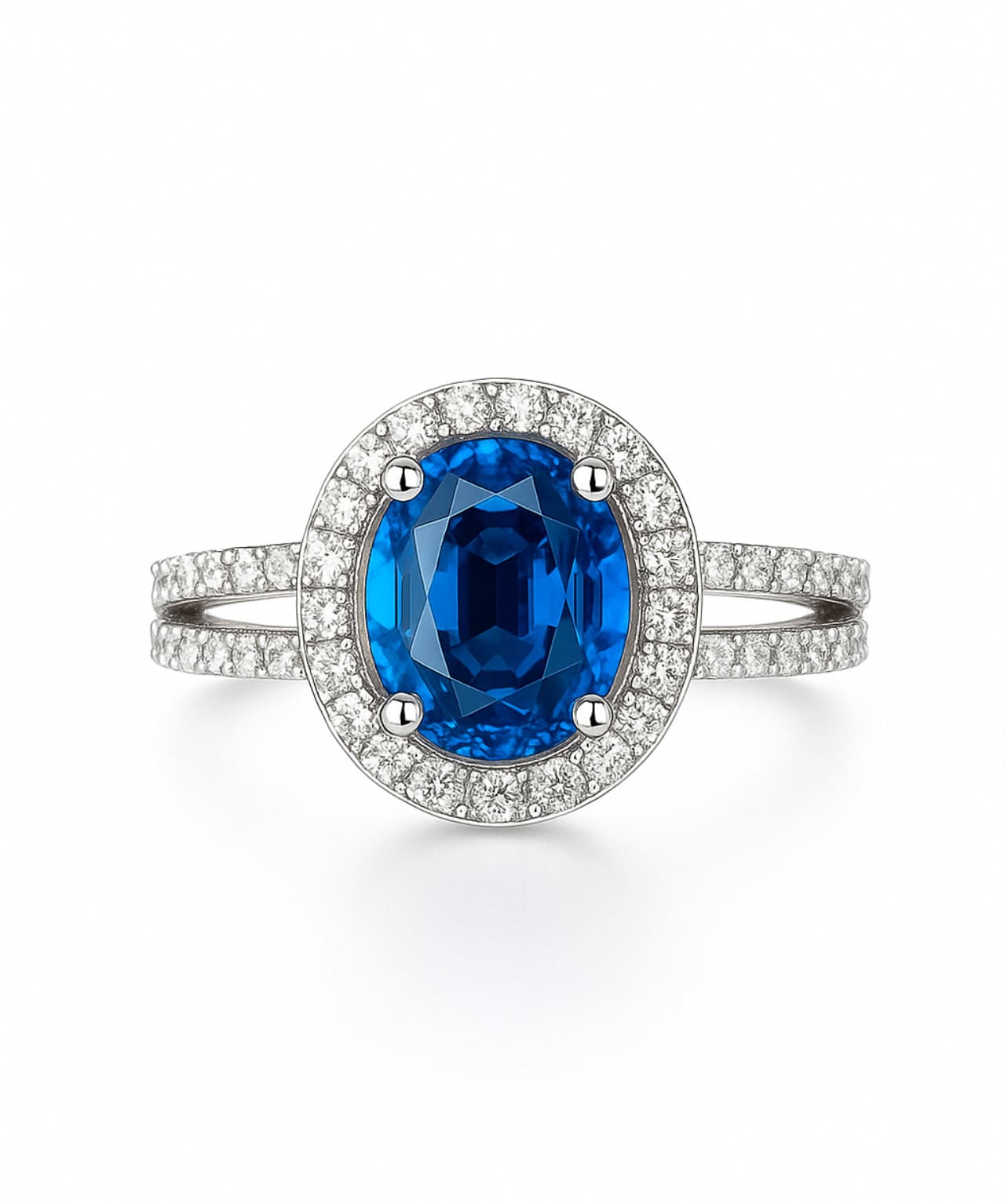 Blue Sapphire Ring 2.05 carats