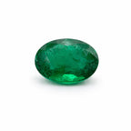 8.10 carat oval-shaped natural emerald