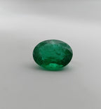 8.10 carat oval-shaped natural emerald