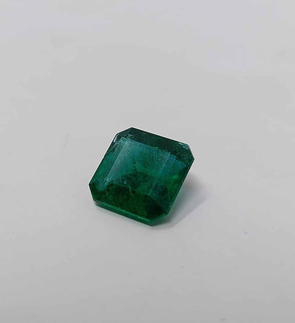 Natural Emerald, 4.21 carat , octagon-shaped