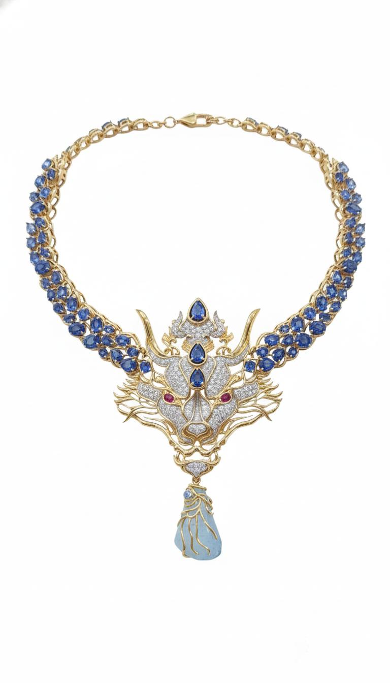 Azure Dragon Majesty Necklace