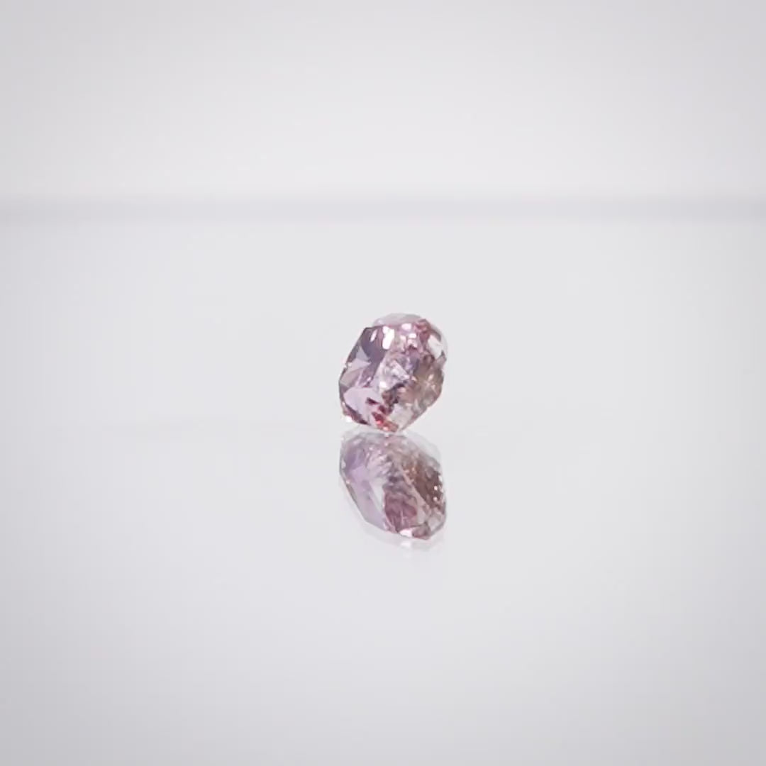 1.01 carat Fancy Pink Cushion Diamond GIA