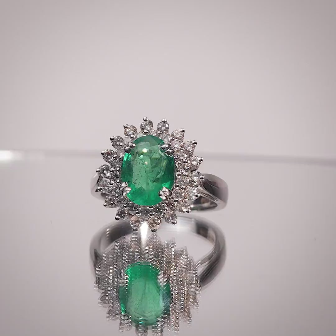Zambian Emerald Ring 1.75 carats
