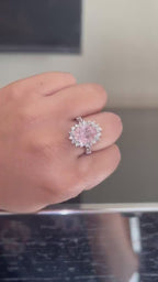 Padparscha Ring  4.6 carats