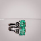 Colombian Emerald Ring 0.5 carats