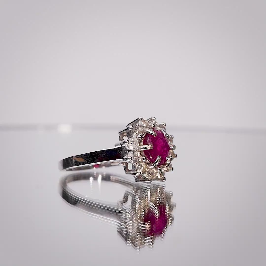 Mozambique Ruby Ring 2 carats