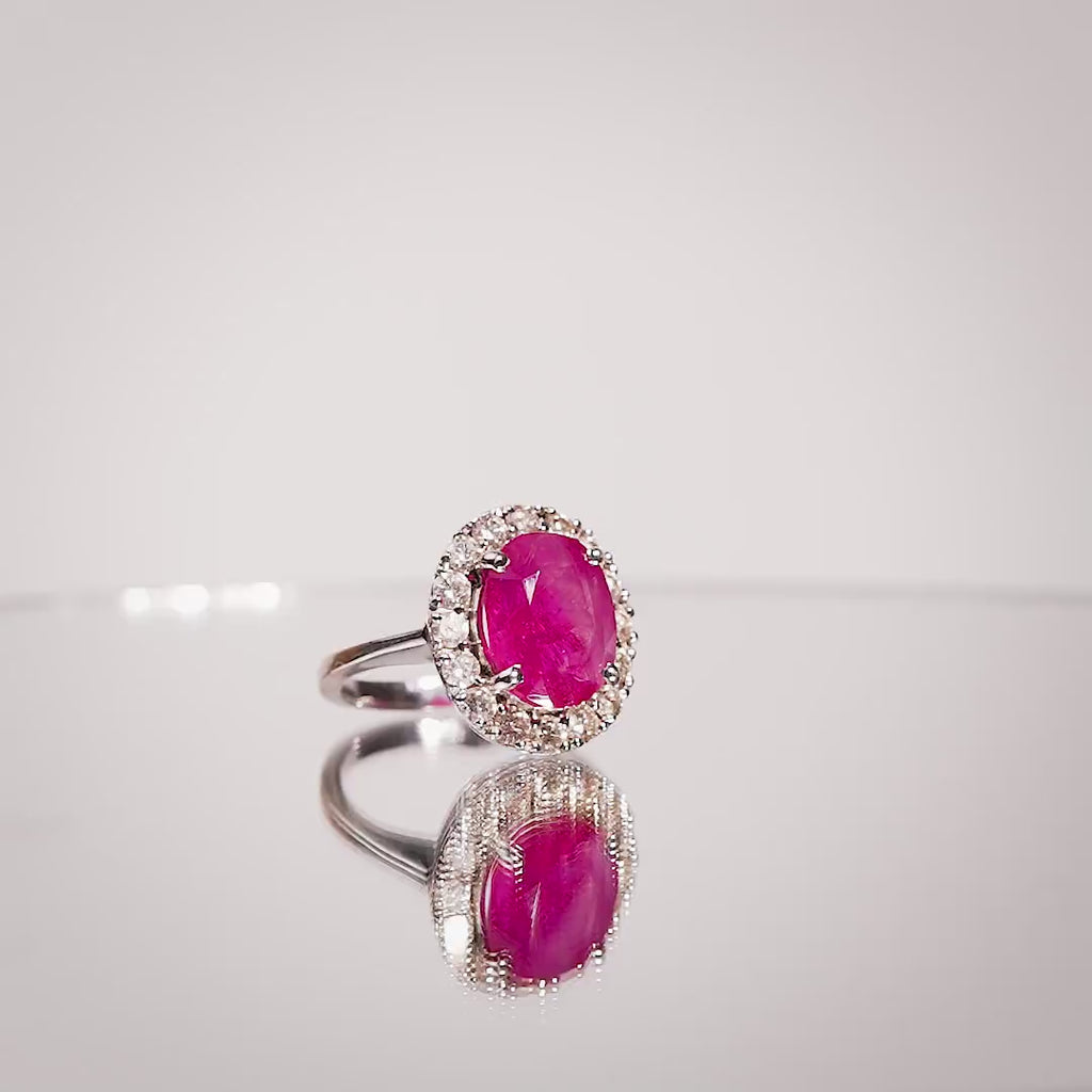Burma Ruby Ring 5 carats
