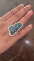Australian Opal Ring 3 carats