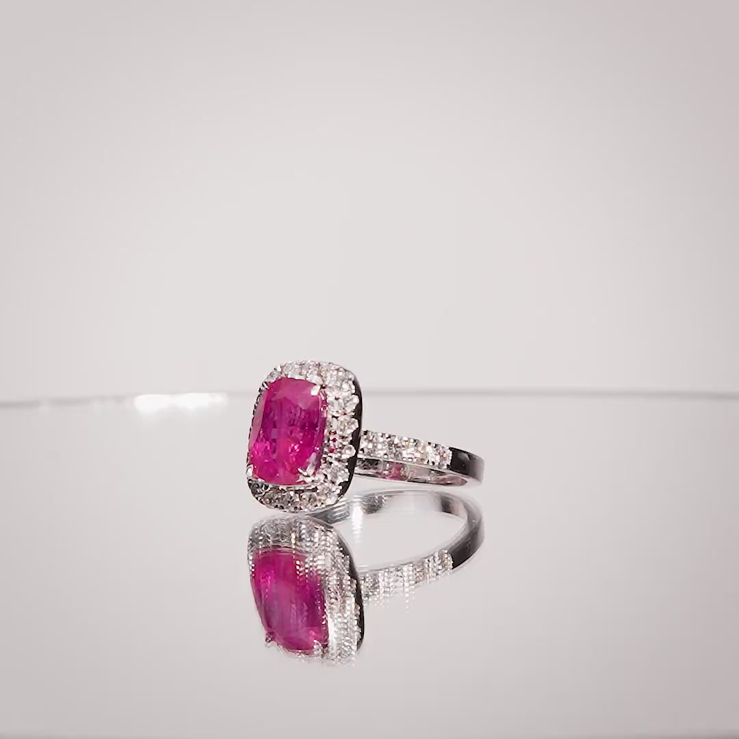 Burma Ruby Ring 3.5 carats